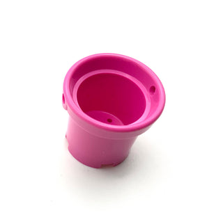 Container, Bucket 2x2x2 without Handle Holes, Part# 18742 Part LEGO® Dark Pink  