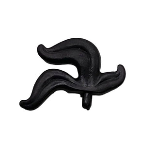 LEGO® Minifigure Castle Triple Plume Feather, Part# 4502b Part LEGO® Black Very Good
