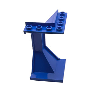 Panel 4 x 4 x 6 Corner Concave, Part# 2467 Part LEGO® Blue Very Good