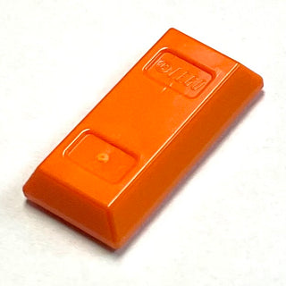 Minifigure Utensil, Ingot/Bar, Part# 99563 Part LEGO® Orange