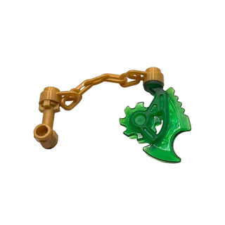 Techno-Blade Weapon, Part #15621 Part LEGO® Trans-Green Complete Techno-Blade