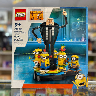 Brick-Built Gru and Minions, 75582 - LEGO® Despicable Me Set Building Kit LEGO®