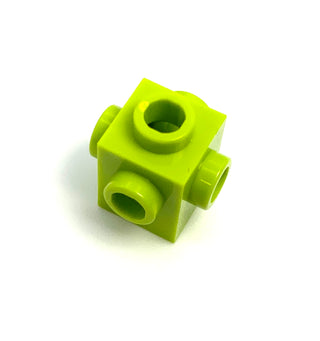 Brick, Modified 1x1 with Stud on 4 Sides, Part# 4733 Part LEGO® Lime  