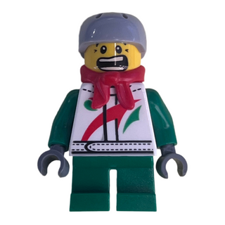 Octan- Jacket with Red and Green Stripe with Red Bandana, hol070b Minifigure LEGO®