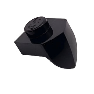 Plate, Modified 1x1 with Tooth Vertical, Part# 15070 Part LEGO® Black
