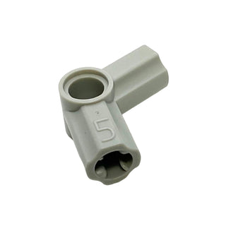 Technic, Axle and Pin Connector Angled #5 - 112.5 Degrees, Part# 32015 Part LEGO® Light Gray