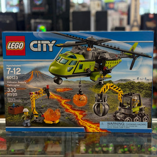 Volcano Supply Helicopter, 60123 - LEGO® City Set