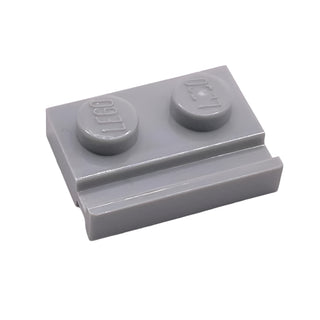 Plate, Modified 1x2 with Door Rail, Part# 32028 Part LEGO® Light Bluish Gray