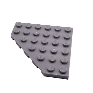 Wedge, Plate 6 x 6 Cut Corner, Part# 6106 Part LEGO® Light Bluish Gray