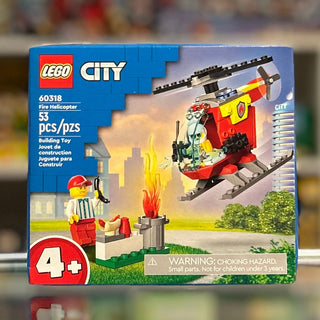Fire Helicopter, 60318 LEGO® City Set Building Kit LEGO®