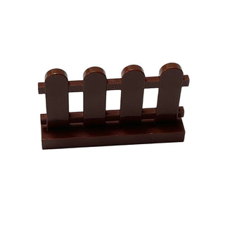 Fence 1x4x2 Paled (Picket), Part# 33303 Part LEGO® Reddish Brown 1 Part 