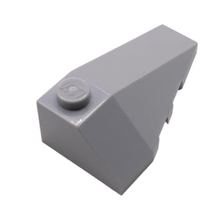 Wedge 4x2 Triple Right, Part# 43711 Part LEGO® Light Bluish Gray