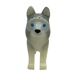 Dog, Husky with Marbled Light Bluish Gray Ears and Back LEGO® Animals LEGO®