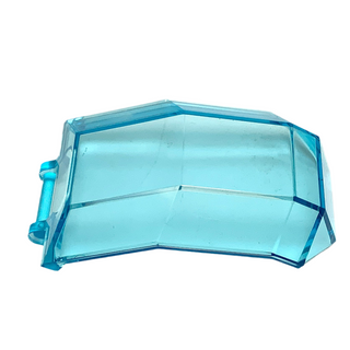 Windscreen 4 x 4 x 4 2/3 with Bar Handle, Part# 11289 Part LEGO® Trans-Light Blue