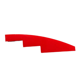 Slope, Curved 4 x 1, Part# 61678 Part LEGO® Red
