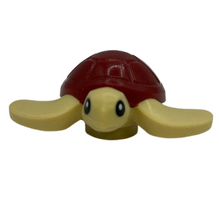 Sea Turtle Baby with Dark Red Shell, 67040pb02 LEGO® Animals LEGO®