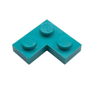 Plate 2x2 Corner, Part# 2420 Part LEGO® Dark Turquoise