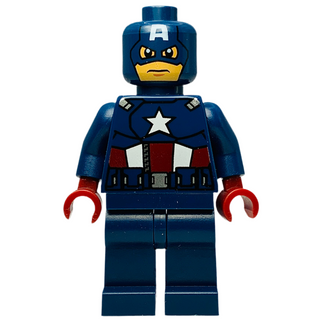 Captain America, sh0014 Minifigure LEGO® Like New
