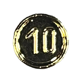 Minifigure, Utensil Coin Type 1 with 10 Mark, Part# 70501a Part LEGO®