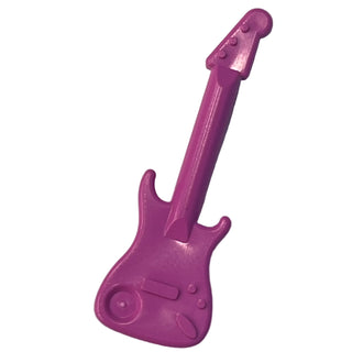 Minifigure, Utensil Musical Instrument, Guitar Electric, Part# 11640 Part LEGO® Dark Pink