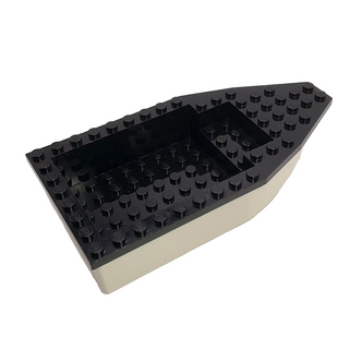 Boat, Hull Unitary 16x8 with Black Top (28533/28535), Part# 28533c04