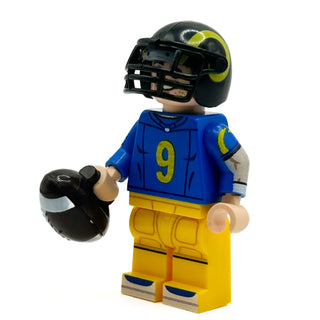 #9 QB Stafford L.A. Football Player Minifig made using LEGO parts Custom Minifigure B3 Customs