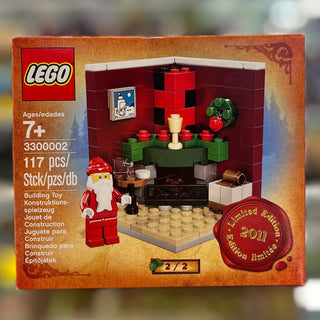 Fire Place Scene (Limited Edition 2011 LEGO® Holiday Set (2 of 2)), 3300002 Building Kit LEGO®