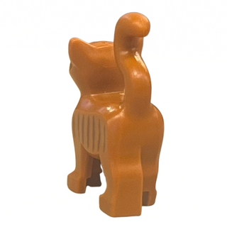 Cat, Dark Pink Nose, Reddish Brown Stripes, 13786pb11 - LEGO® Animal Minifigure LEGO®