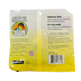 Magnet Set, Minifigure Retro Ninja Princess - with 2 x 4 Brick Base (Bricktober Week 1) polybag, 2856223 Building Kit LEGO®