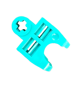 Technic, Axle Connector 2 x 3 with Ball Joint Socket - Open Sides, Angled Forks with Closed Axle Holes, Part# 32174 Part LEGO®