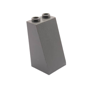 Slope 75 2x2x3 - Hollow Studs, Part# 3684a Part LEGO® Dark Gray