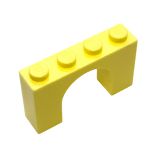 Arch 1x4x2, Part# 6182 Part LEGO® Bright Light Yellow