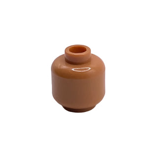 Minifigure, Head (Plain) - Hollow Stud, Part# 3626c Part LEGO® Medium Nougat