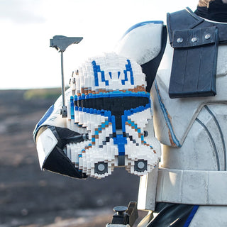 Captain Rex's Life-Sized Helmet Helmet Bricker Builds