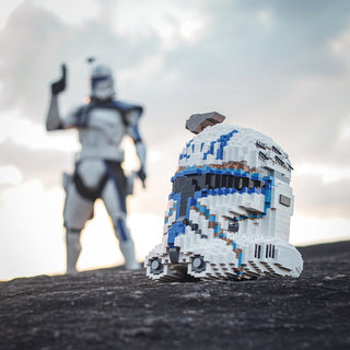 Captain Rex's Life-Sized Helmet Helmet Bricker Builds