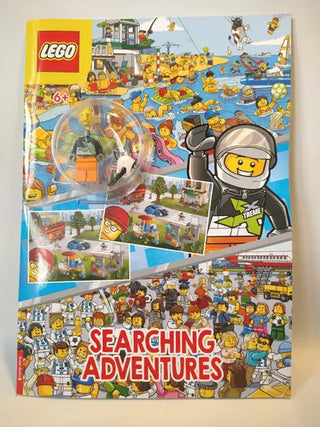 LEGO® Activity Book - Searching Adventures (Softcover) w/ MiniFig - Stunt Driver