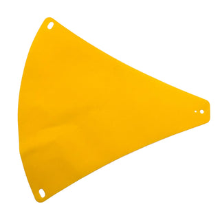 Cloth Carousel Top Section 22 x 18 with Curved Sides and 2 Top Holes, Part# 32939 Part LEGO® Yellow Very Good