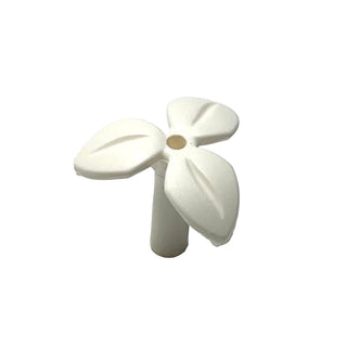 Plant Stem w/ 3 Leaves on Stem, Part# 37695 Part LEGO® White 1 Part