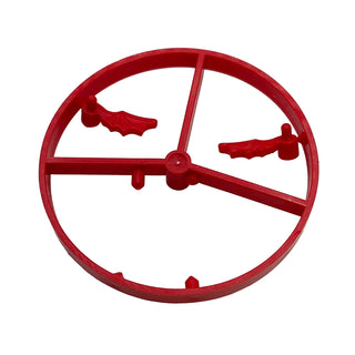 LEGO® Minifigure, Plume Dragon and Plume Dragon Wing Wheel, 3 on Sprue, Part# 6080 Part LEGO® Red Missing Dragon Plume