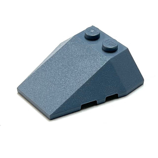 Wedge 4x4 Triple with Stud Notches, Part# 48933 Part LEGO® Sand Blue  