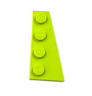 Wedge, Plate 4 x 2 Right, Part# 41769 Part LEGO® Lime  