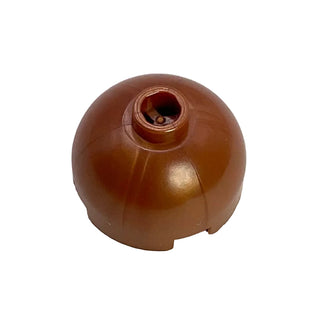 Brick Round 2x2 Dome Top with Bottom Axle Holder (Blocked Open Stud), Part# 553b Part LEGO® Copper