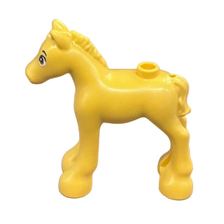 Horse, Baby Foal with Dark Orange Eyes, 11241pb11 - LEGO® Friends Animal