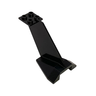 Tail Wedge, Part# 4867 Part LEGO® Black Very Good