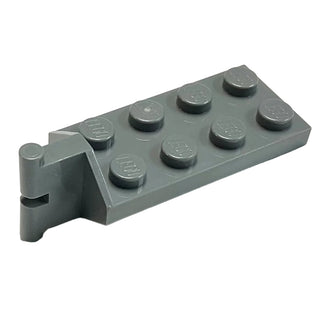 Hinge Plate 2 x 4 with Articulated Joint with Bar Extension, Part# 3639 Part LEGO® Dark Bluish Gray