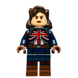 Captain Carter, colmar-10 Minifigure LEGO® Without accessories or stand