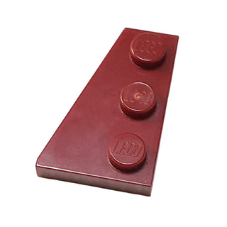 Wedge, Plate 3 x 2 Left, Part# 43723 Part LEGO® Dark Red