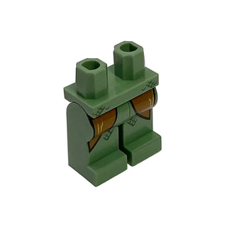 Atlantis Portal Emperor LEGO® Minifigure Legs, Part# 970c00pb0064 Part LEGO® Sand Green