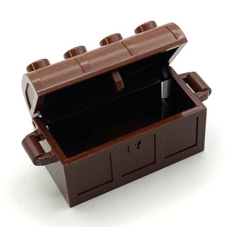 Container, Treasure Chest, Part# 4738a/4739a Part LEGO® Reddish Brown  