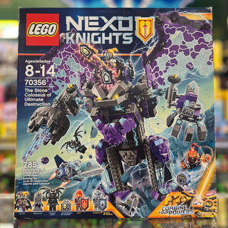 The Stone Colossus of Ultimate Destruction, 70356 - LEGO® Nexo Knights Set Building Kit LEGO® New Sealed